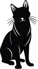 Silhouette Black Horror Cat