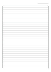 Dotted Grid Realistic paper sheet in A4 format Template