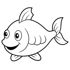 clipart cute fish sympathetic smiles