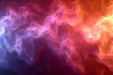 Fototapeta premium Abstract Colorful Smoke Background - Vibrant Red, Purple, Blue Swirls for Digital Art and Modern Design