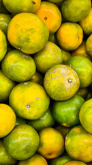 Oranges in the market for the background