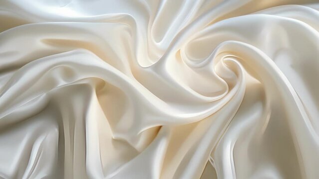 Satiny Sheen The smooth and glossy appearance of rayon giving off a slight sheen reminiscent of satin fabric.