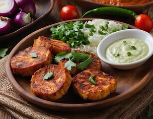 Paneer Tikka is popular appetizer made with cubes of paneer and veggies marinated with yogurt and spices