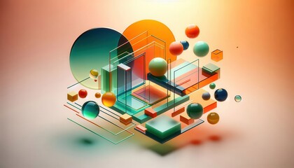 Obraz premium Chemist Illustration art