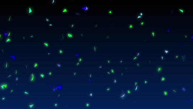Colorful triangle loop background video