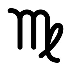 黄道十二星座のゾディアックサイン乙女座
