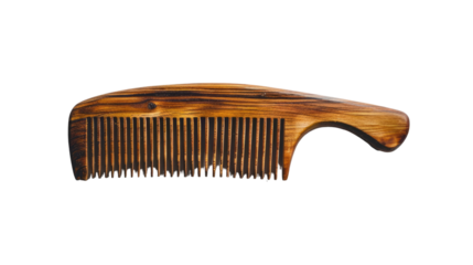 Comb on a transparent background
