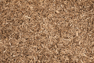 Wooden chips texture background. small wood chips for smoking. sawdust texture. ecological fue