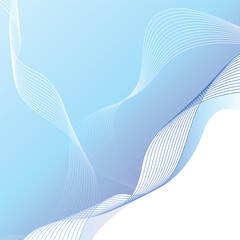 Wave abstract stripe design. Curvy White Blue Surfaces. Modern Abstract Background Elements. Stylized line art