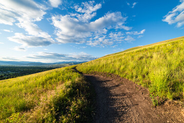 Scenic Trail Above Town