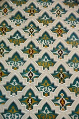 Cer&aacute;mica en la Gran Mezquita de Sultan Qaboos, Sultanato de Om&aacute;n