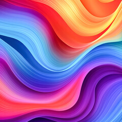 Obraz premium A colorful swirl of pink, yellow, and blue paint.