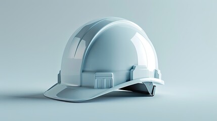 Fototapeta premium In the construction industry, ensuring the safety and protection of workers and engineers on job sites involves the use of professional equipment such as hard hats and helmets, which are essential for