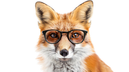 Obraz premium Fox on a transparent background