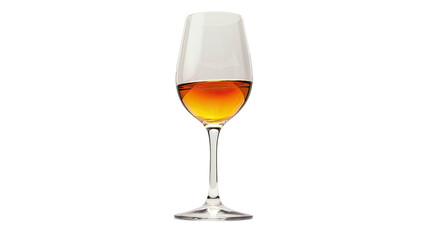 Glass of wine on a transparent background