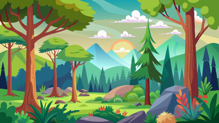 forest-scene-with-various-forest-trees