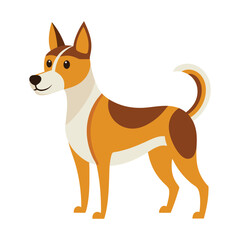 illustration of a Milo dog on white