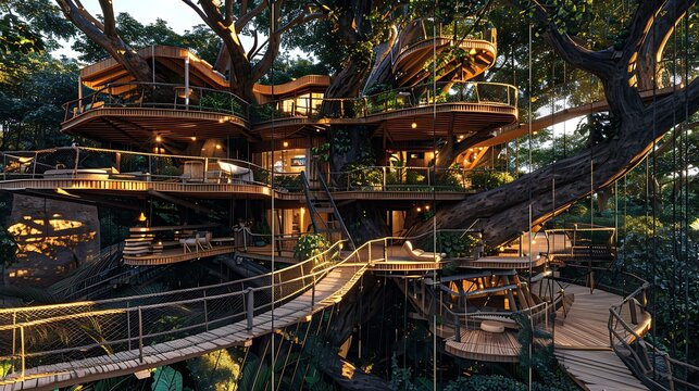 Jungle Treehouse Images Browse 4 230 Stock Photos Vectors and Video Adobe Stock
