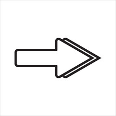 black arrow icon on white background. flat style. arrow icon for your web site design, logo, app, UI. arrows indicate direction symbols.