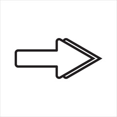 black arrow icon on white background. flat style. arrow icon for your web site design, logo, app, UI. arrows indicate direction symbols.