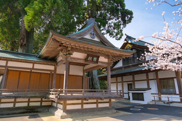Naklejka premium 宮城県塩竈市 鹽竈神社 舞殿