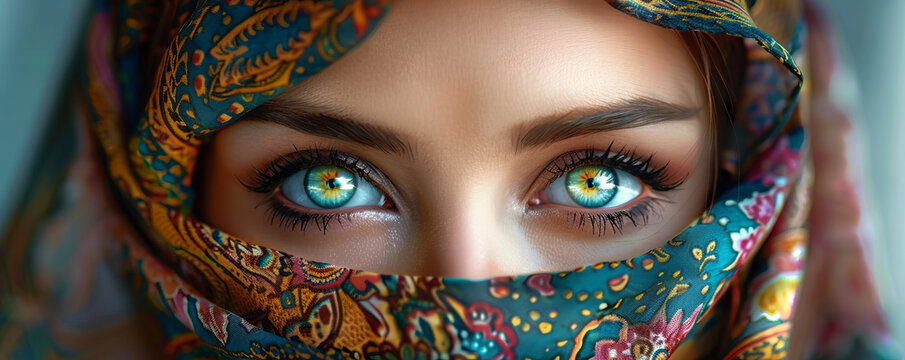 Beautiful eyes in hijab wallpapers discount