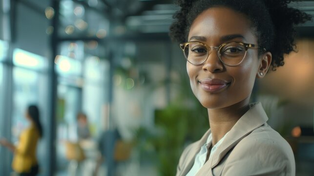 Businesswoman mentoring junior employees to foster professional growth and development.