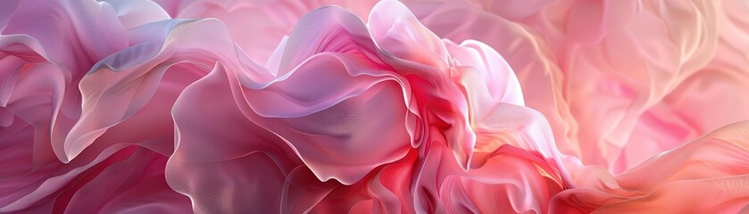 Obraz premium Pregnancy visualized with soft, flowing abstract designs