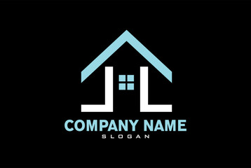 House Logo, Real estare, house repair logo vector design