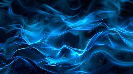 Elegant Blue Smoke: Abstract Background Design