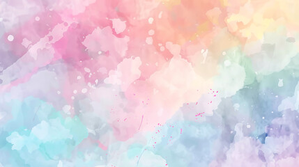 Pastel Watercolor: Soft Gradient Abstract Background