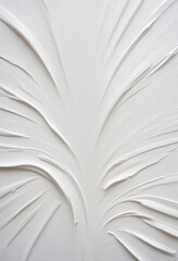 Abstract White Paint Texture with Smooth Brushstrokes