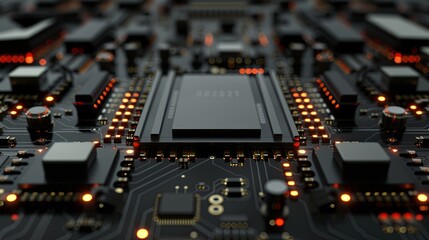 an abstract hardware board