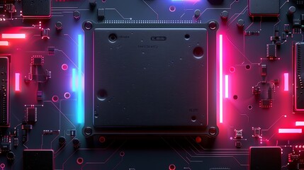 an abstract hardware board