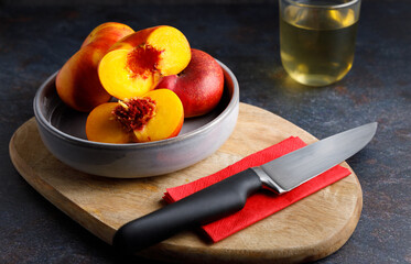 Platerina fruit a stone fruit.