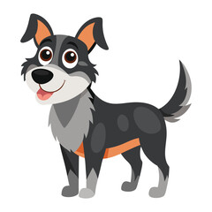 buster dog  isolated on white