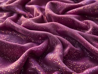 Obraz premium Exquisite Shimmering Velvet Textile with Embedded Diamonds,Luxurious and Elegant Fabric Design