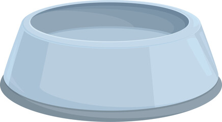 Empty pet bowl is waiting to be filled with food or water