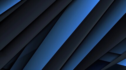 Obraz premium Abstract Diagonal Blue and Black Geometric Pattern
