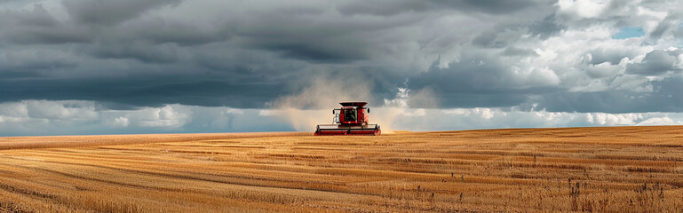 Obraz premium field, harvesting, agoronmy, agriculture, farming