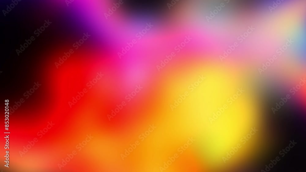 Wall mural colors gradient blending smooth seamless transition abstract motion background. color blend moving a