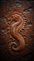 Leather Seahorse Skin, Texture Background Abstract Image Pattern, For Wallpaper, Background, Cover and Screen of Cell Phone, Smartphone, Computer, Laptop, Format 9:16 and 16:9 - PNG