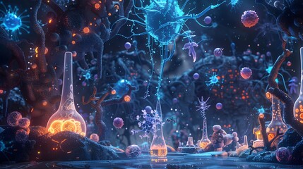 Night Sky Fireworks Illumination