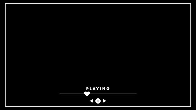 かわいい音楽プレイヤー風ロード画面