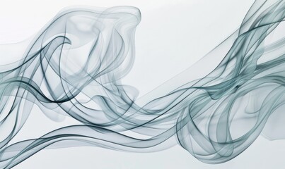Flowing lines weaving through each other on a white background, abstract background