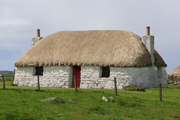 Schottisches Cottage (Blackhouse) f&uuml;r Urlaub, &Auml;u&szlig;ere Hebriden