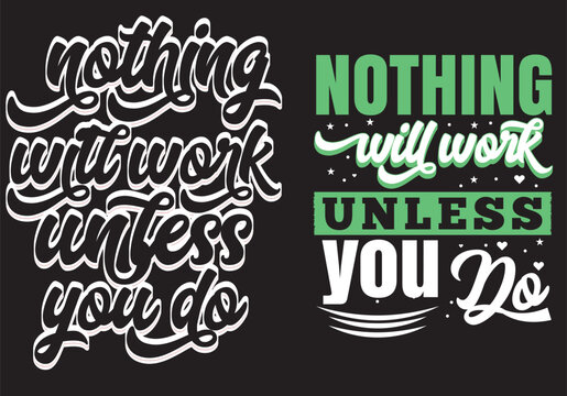 Typography T-Shirt Design 