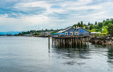 Obraz premium Ruston Shoreline View 3
