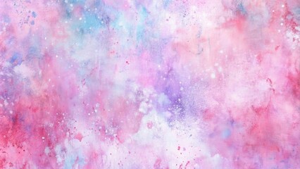 Fototapeta premium Pink and blue abstract watercolor background, pastel shades, suitable for art projects