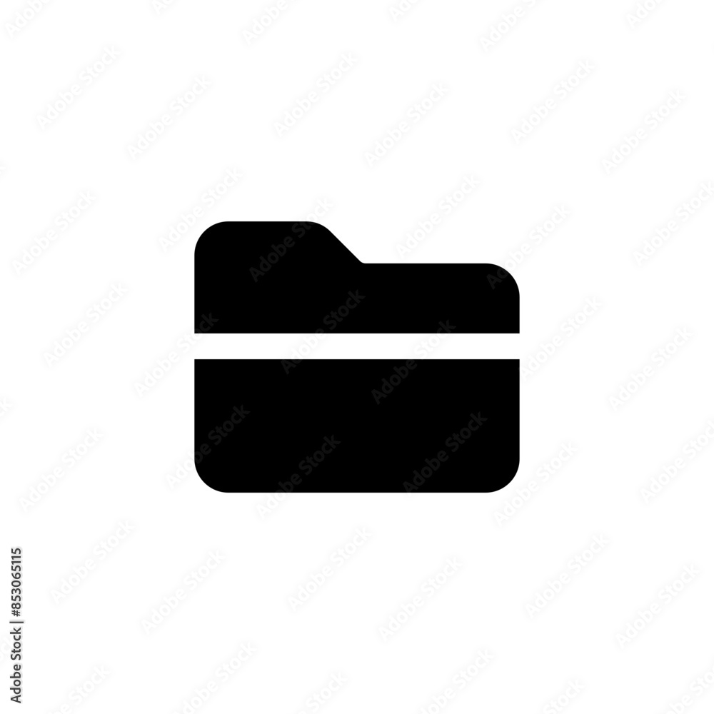 Poster folder icon, file document archive icon sign - data storage folder file document icon button
